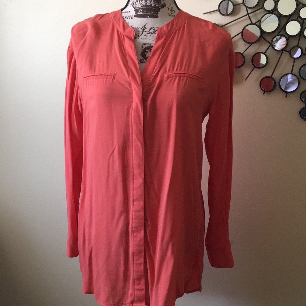 Sandra orange cover up/ tunic top